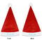 Lace Santa Hats - Front and Back (Double Sided Print) APPROVAL