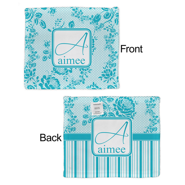 Lace Security Blanket - Front & Back View