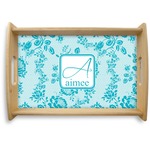 Lace Natural Wooden Tray - Small (Personalized)
