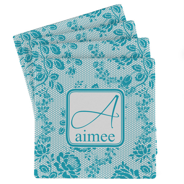 Custom Lace Absorbent Stone Coasters - Set of 4 (Personalized)