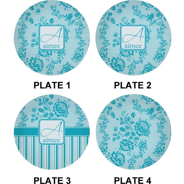 Lace Set of Appetizer / Dessert Plates (Approval)
