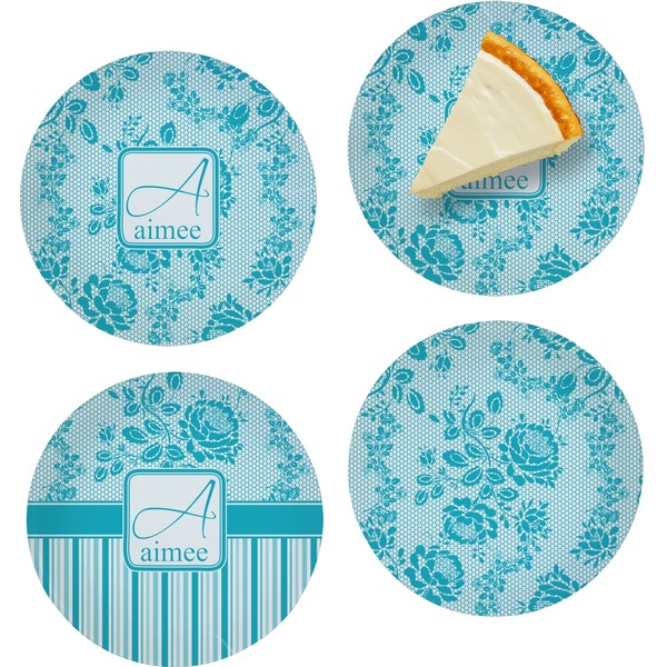 Lace Set of Appetizer / Dessert Plates