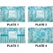 Lace Set of Rectangular Dinner Plates (Approval)
