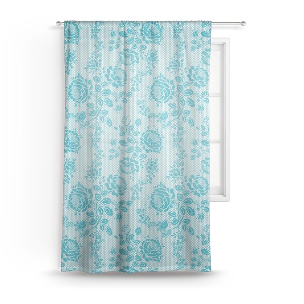 Custom Lace Sheer Curtain - 50"x84"