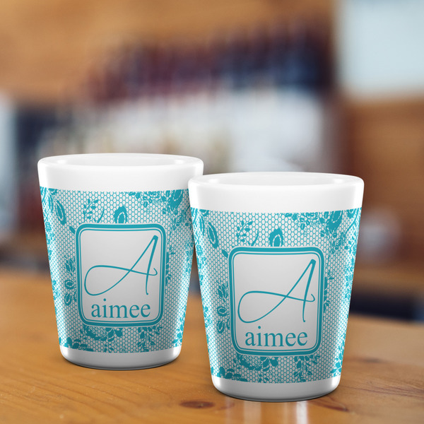 Lace Shot Glass - White - LIFESTYLE