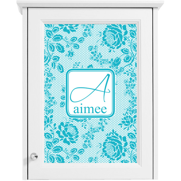 Lace Single White Cabinet Decal