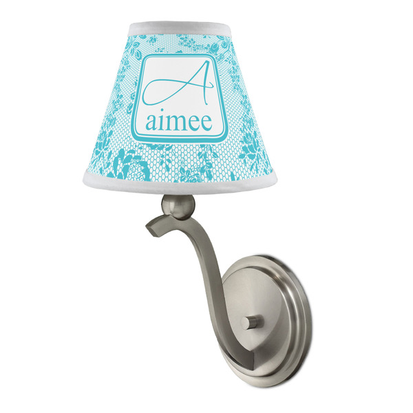 Lace Small Chandelier Lamp - LIFESTYLE (on wall lamp)