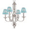 Lace Small Chandelier Shade - LIFESTYLE (on chandelier)