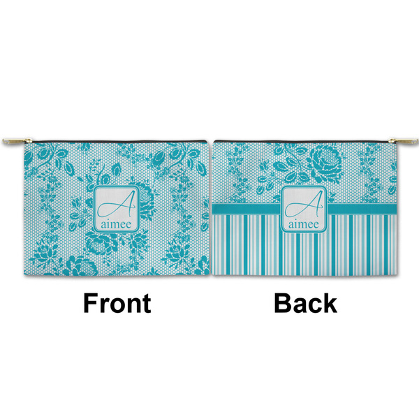 Lace Small Zipper Pouch Approval (Front and Back)
