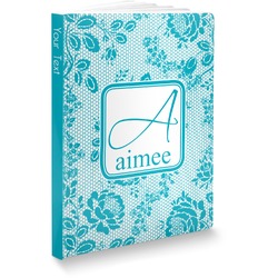Lace Softbound Notebook - 7.25" x 10" (Personalized)