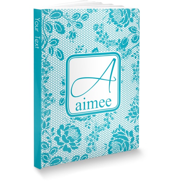 Custom Lace Softbound Notebook - 5.75" x 8" (Personalized)