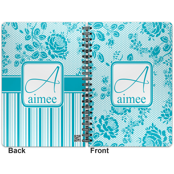 Lace Spiral Journal 7 x 10 - Apvl