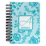 Lace Spiral Notebook - 5x7 w/ Name and Initial