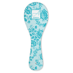 Lace Ceramic Spoon Rest (Personalized)