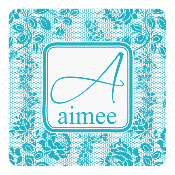 Custom Lace Square Decal - XLarge (Personalized)