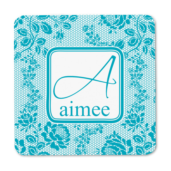 Lace Square Fridge Magnet - FRONT