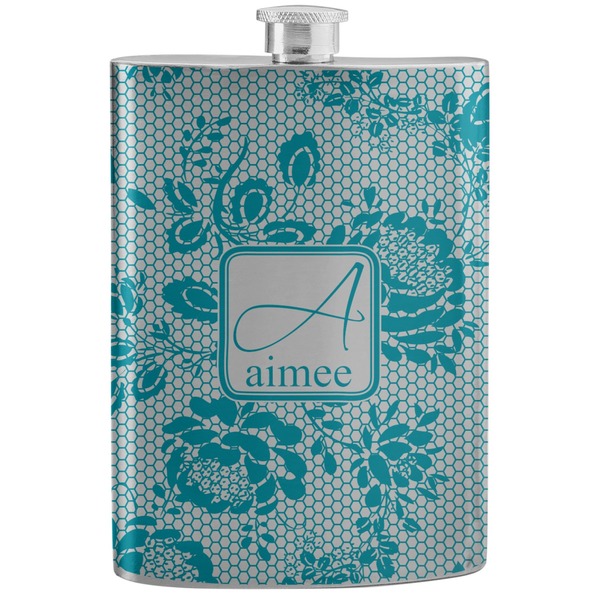 Custom Lace Stainless Steel Flask (Personalized)
