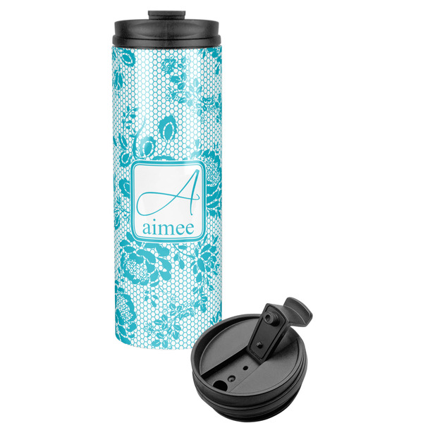 Custom Lace Stainless Steel Skinny Tumbler (Personalized)