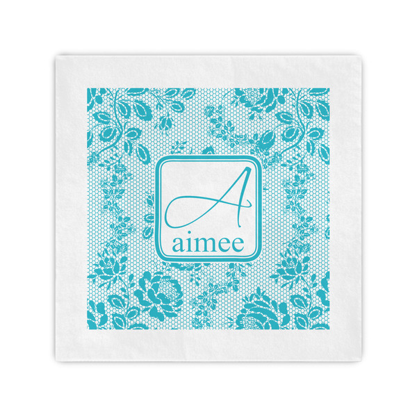 Custom Lace Cocktail Napkins (Personalized)