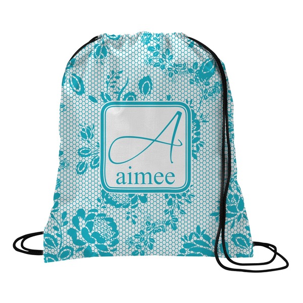 Custom Lace Drawstring Backpack - Large (Personalized)