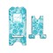 Lace Stylized Phone Stand - Front & Back - Small