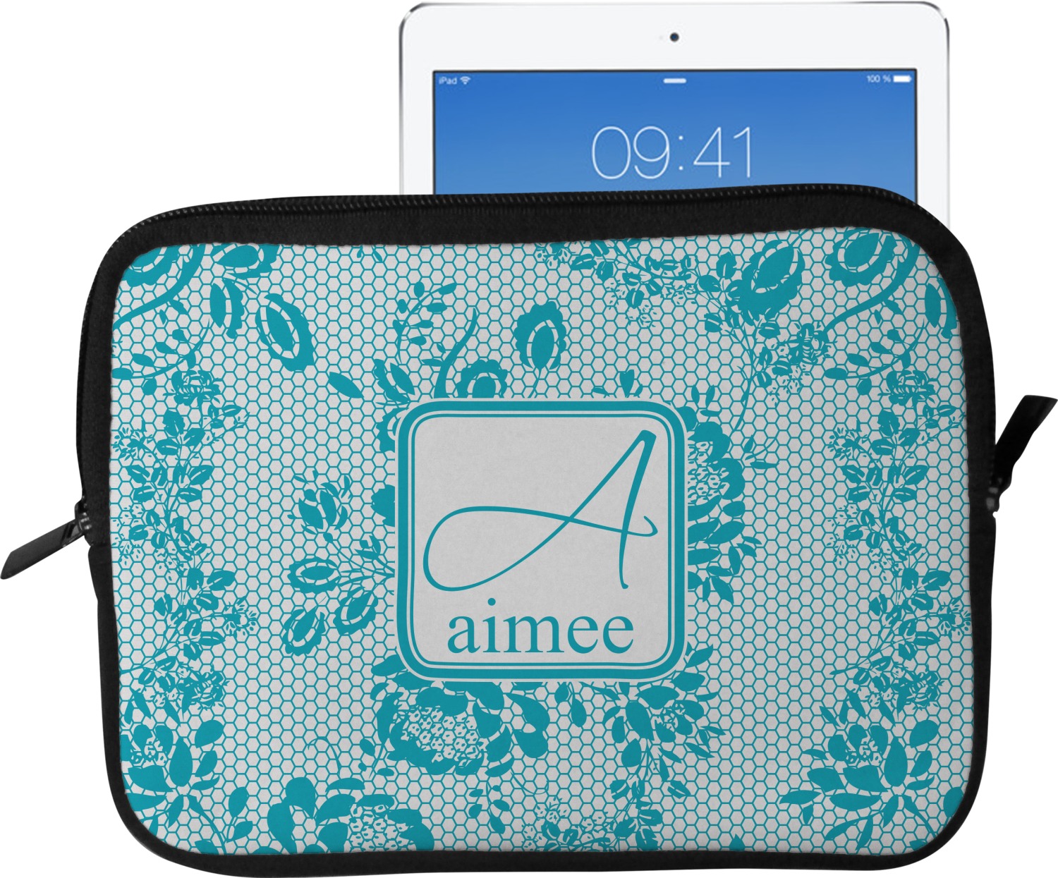 Lace Tablet Case / Sleeve Large (Personalized) YouCustomizeIt