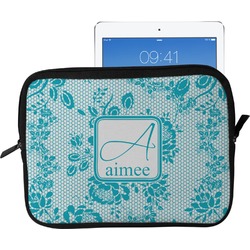 Lace Tablet Case / Sleeve - Large (Personalized)