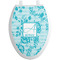 Lace Toilet Seat Decal - Elongated (Personalized)