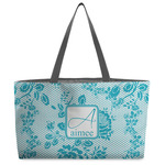 Lace Beach Totes Bag - w/ Black Handles (Personalized)