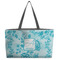 Lace Tote w/Black Handles - Front View