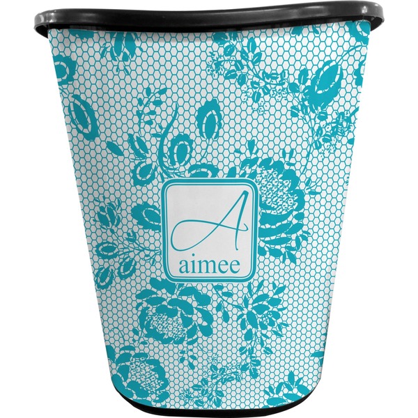 Lace Waste Basket (Black)