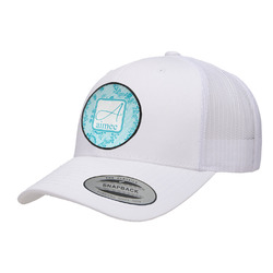 Lace Trucker Hat - White (Personalized)