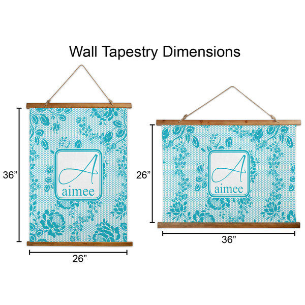 Lace Wall Hanging Tapestries - Parent/Sizing