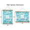 Lace Wall Hanging Tapestries - Parent/Sizing
