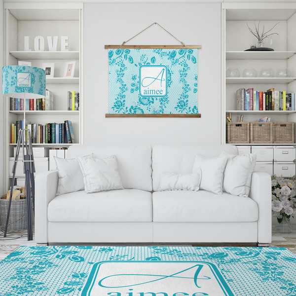 Lace Wall Hanging Tapestry - IN CONTEXT