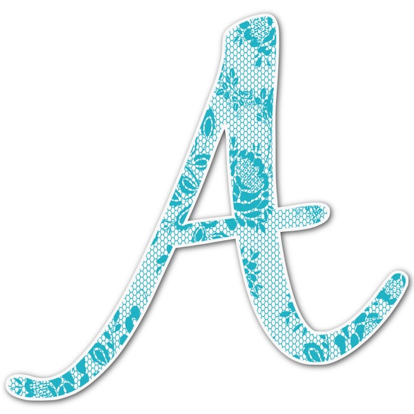 Custom Lace Letter Decal - Large (Personalized)