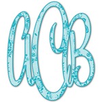 Lace Monogram Decal - Large (Personalized)
