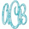 Lace Wall Monogram Decal