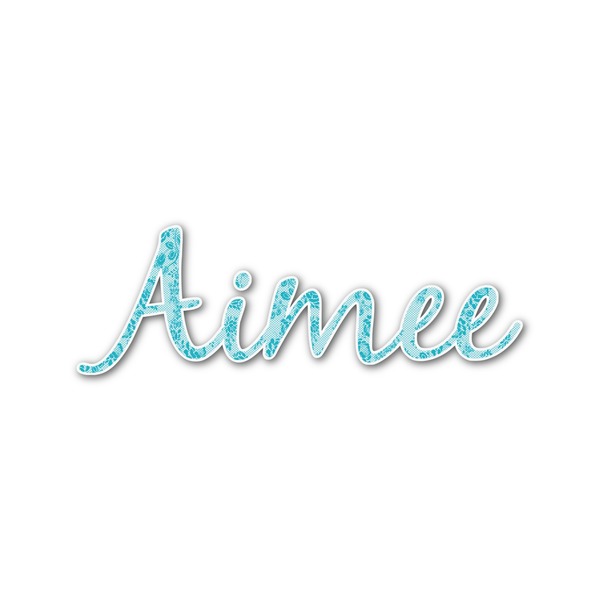 Custom Lace Name/Text Decal - Custom Sizes (Personalized)