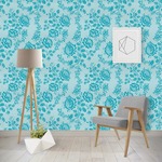 Lace Wallpaper & Surface Covering (Water Activated - Removable)
