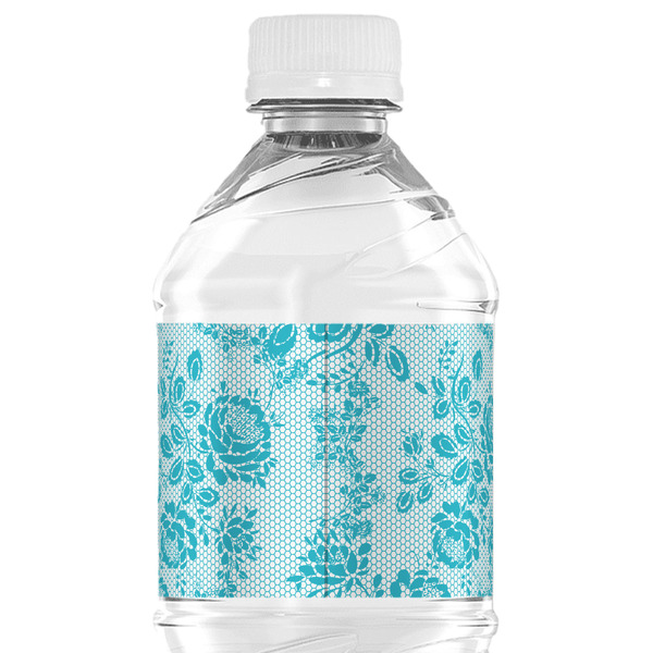 Lace Water Bottle Label - Back View