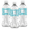 Lace Water Bottle Labels - Front View