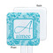 Lace White Plastic Stir Stick - Single Sided - Square - Approval
