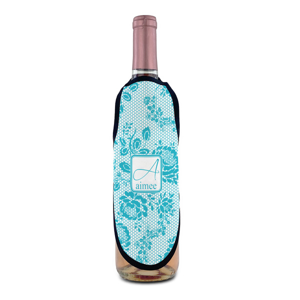 Lace Wine Bottle Apron - IN CONTEXT