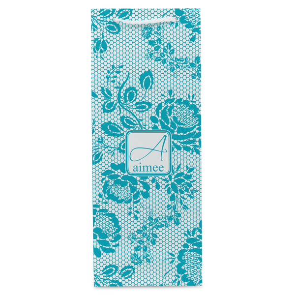 Lace Wine Gift Bag - Gloss - Front