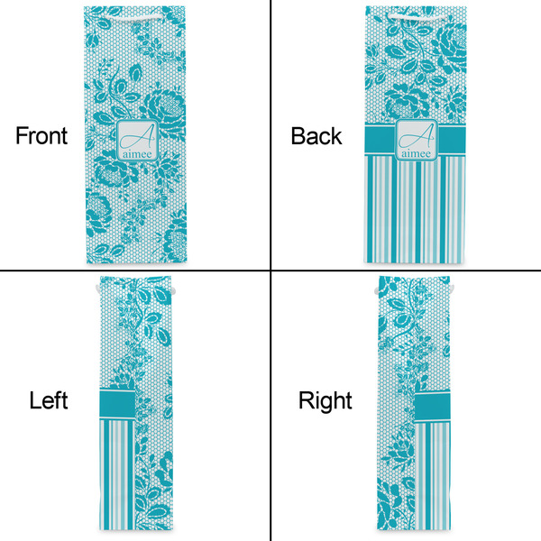 Lace Wine Gift Bag - Matte - Approval