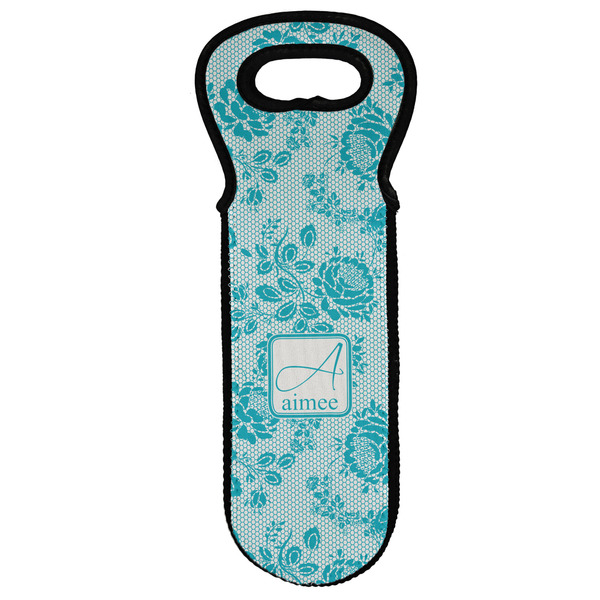 Custom Lace Wine Tote Bag (Personalized)