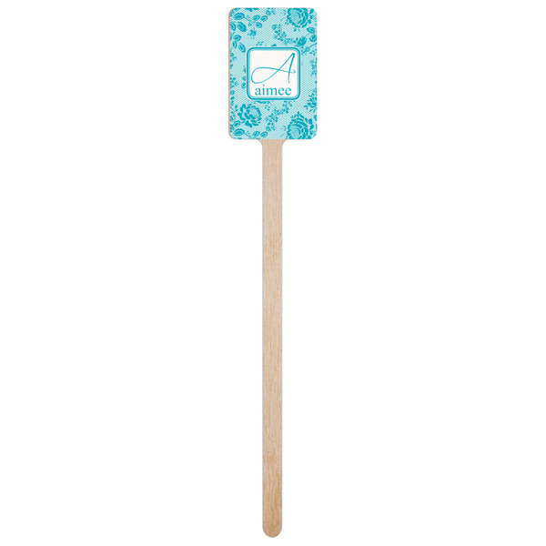 Lace Wooden 6.25" Stir Stick - Rectangular - Single Stick