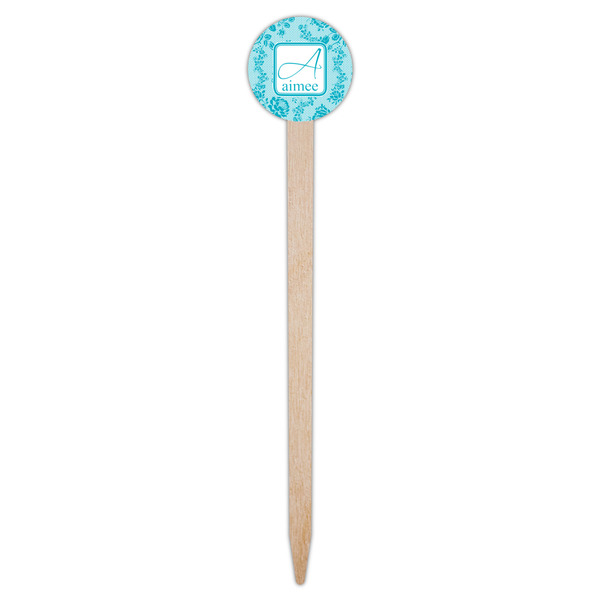 Lace Wooden 6" Food Pick - Round - Single Pick
