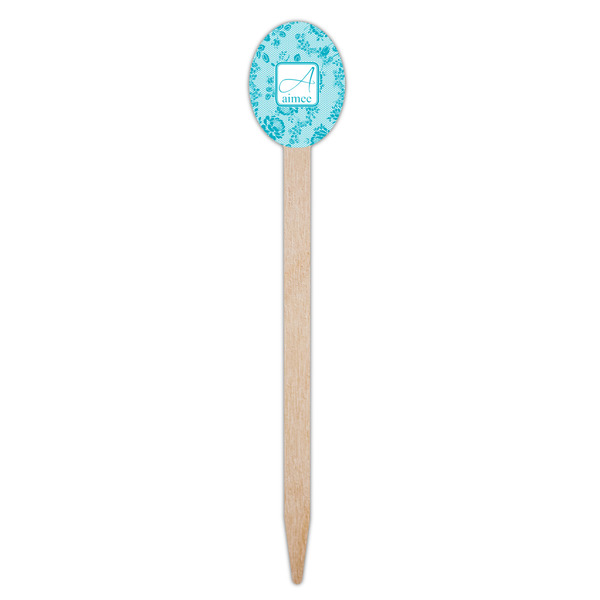 Lace Wooden Food Pick - Oval - Single Pick